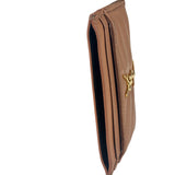 Yves Saint Laurent Dusty Rose Leather Cassandre Cardholder