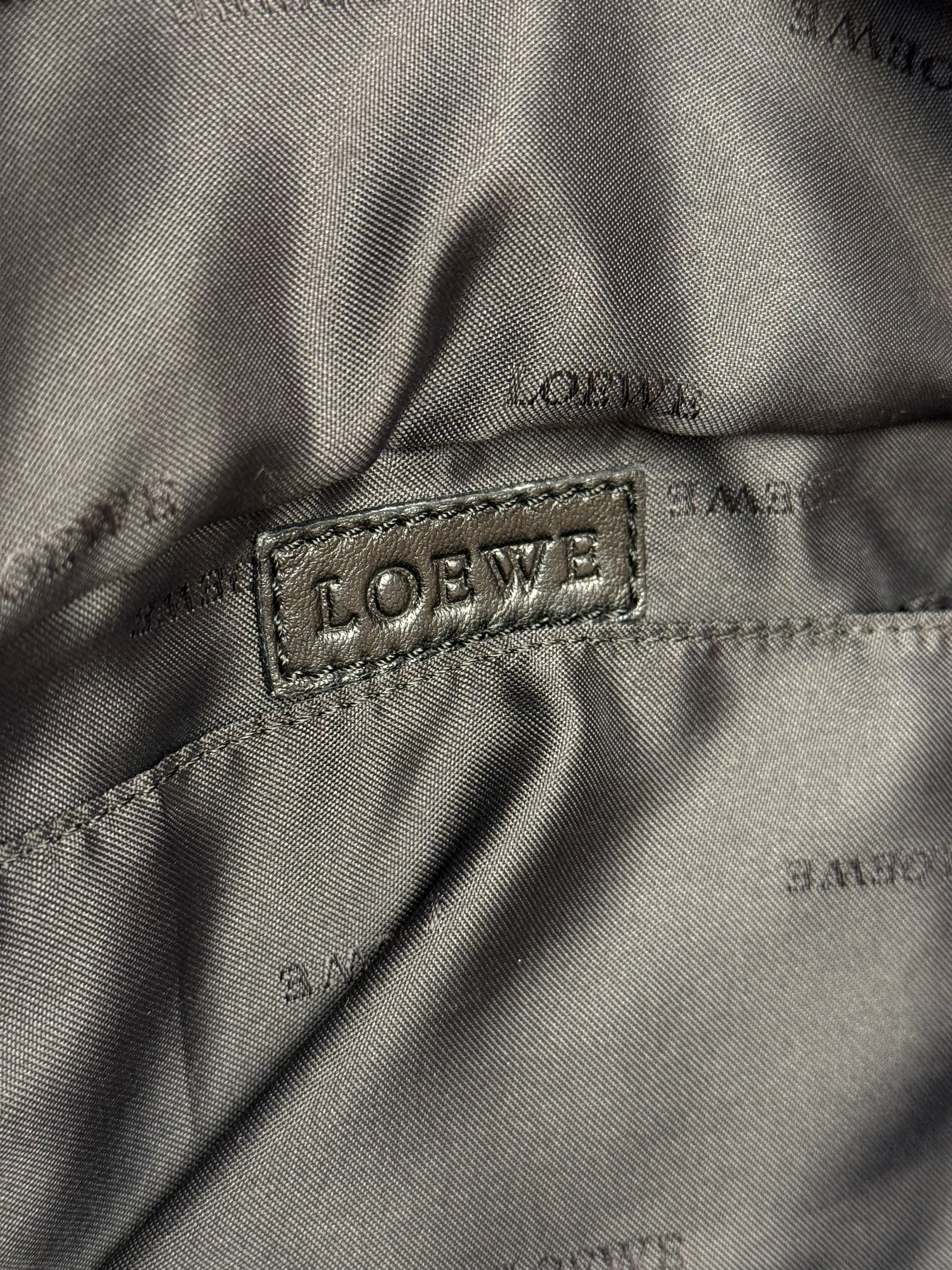 Loewe Black Leather Small Nappa Aire Handbag