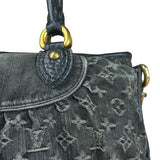 Louis Vuitton Black Denim Neo Cabby Bag