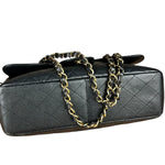 Chanel Black Caviar Leather Single Flap Bag '04