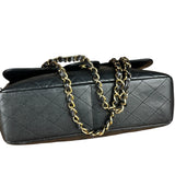 Chanel Black Caviar Leather Single Flap Bag '04