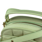 Coach Lime Nappa Leather Top Handle Bag