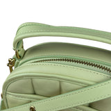 Coach Lime Nappa Leather Top Handle Bag