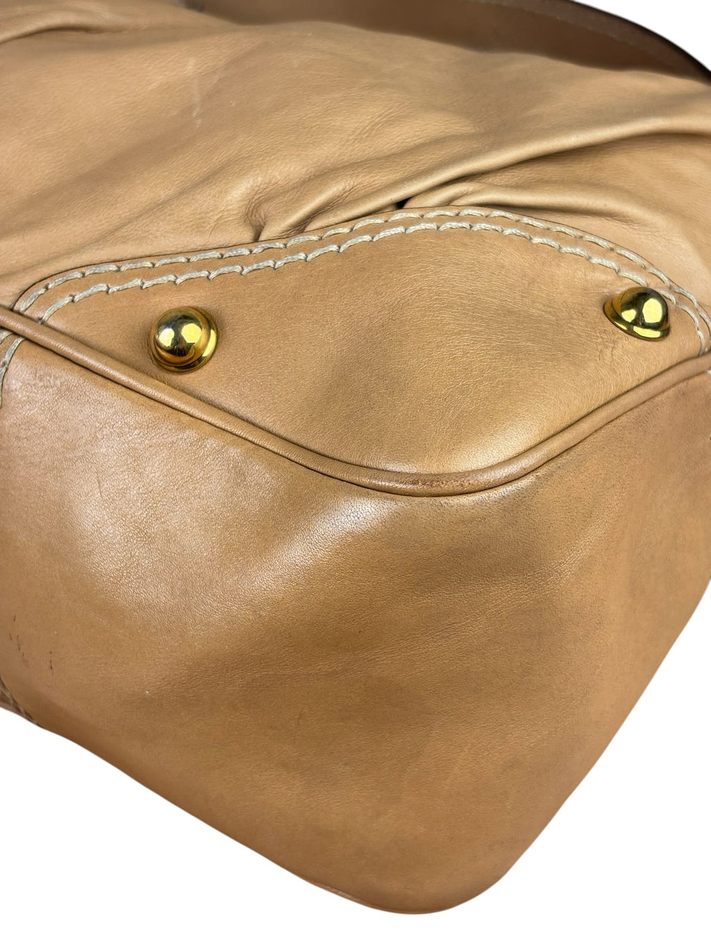 Gucci Jockey Hobo Light Brown