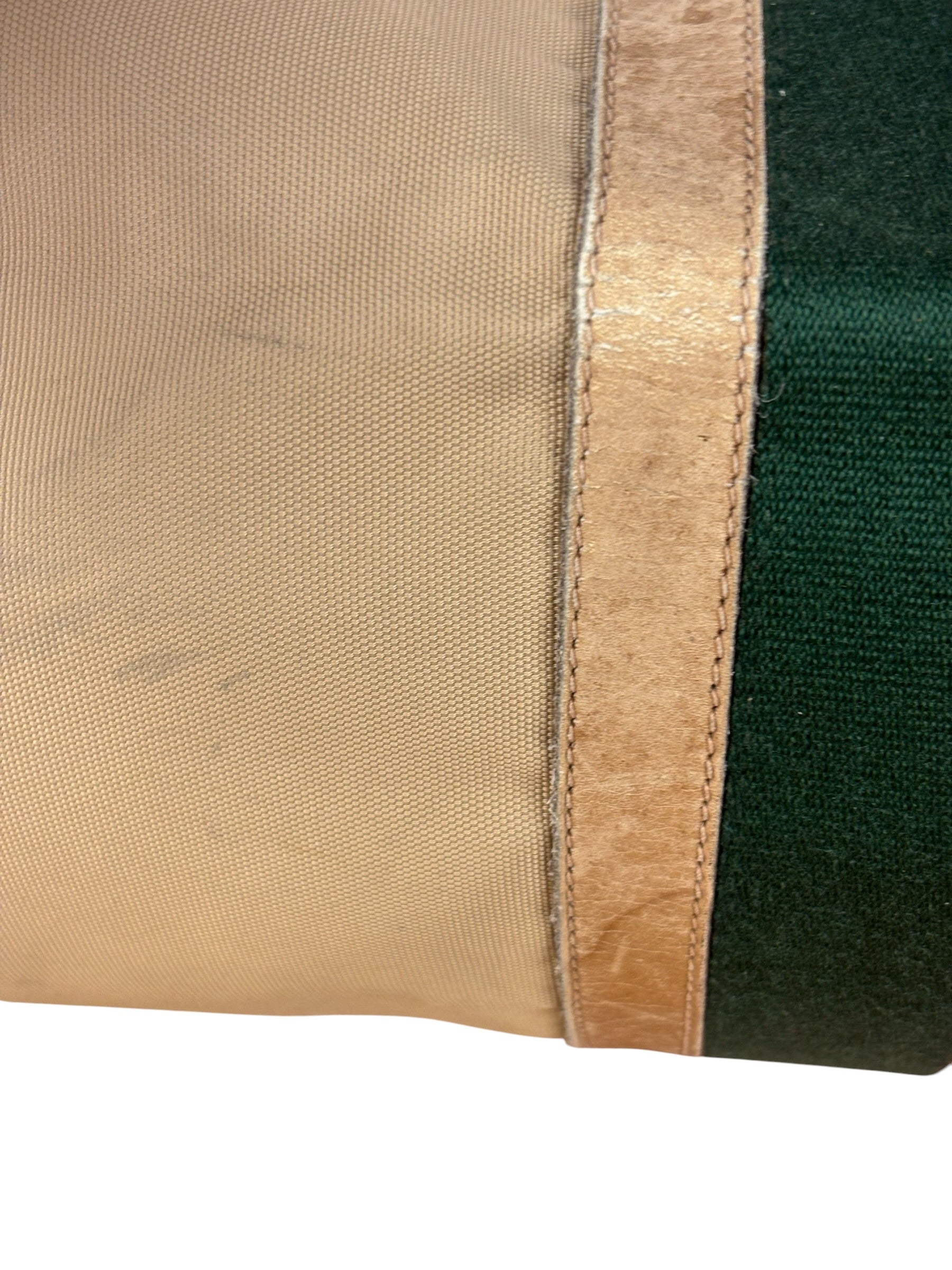 Gucci Vintage Canvas Duffle Bag