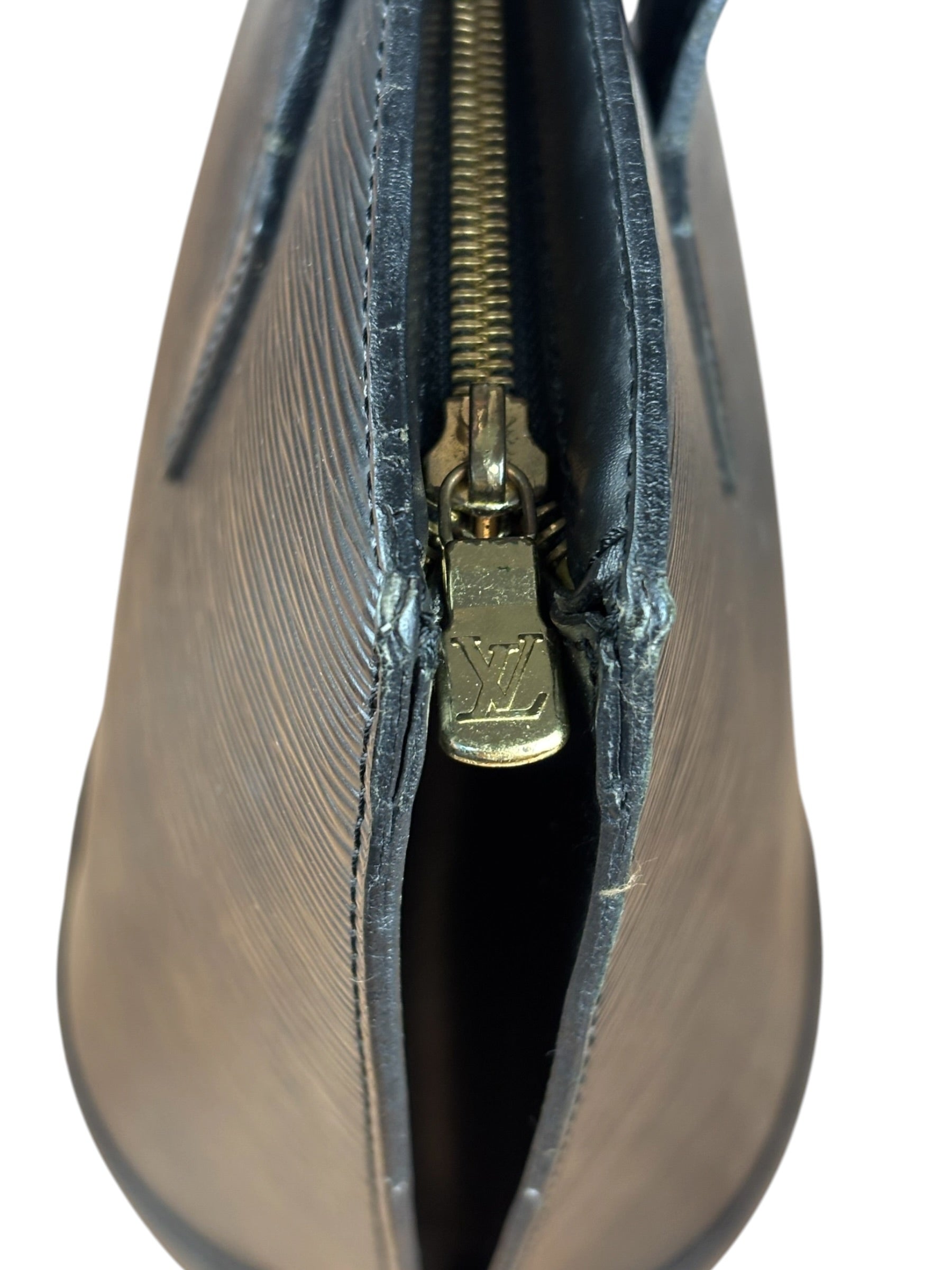 Louis Vuitton Vintage Black Epi Saint Jacques