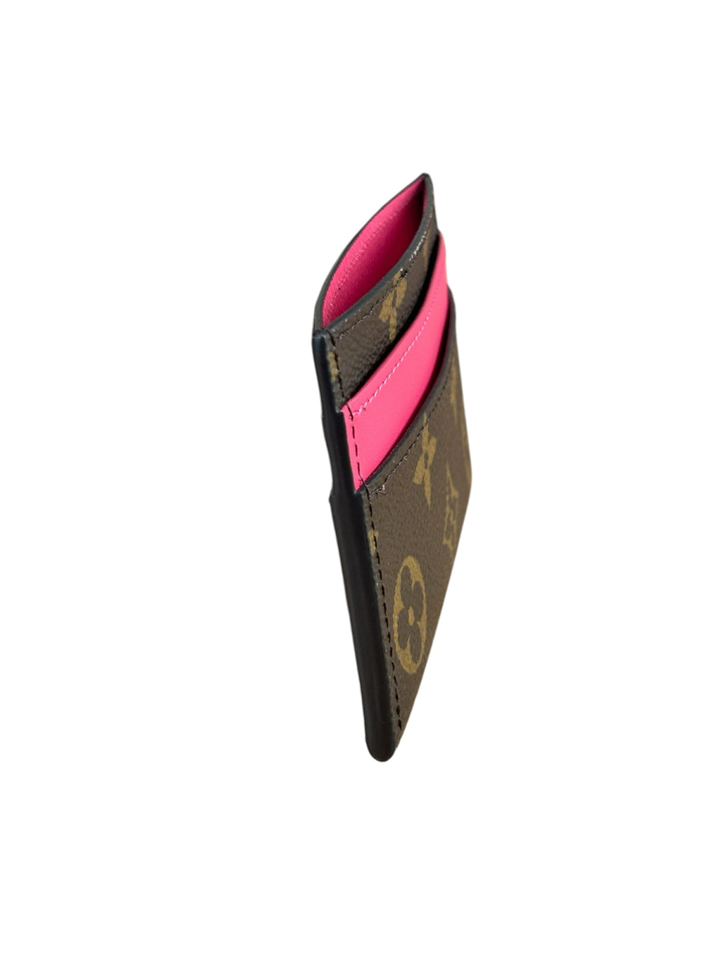 Louis Vuitton Brown/Pink Monogram Card Holder