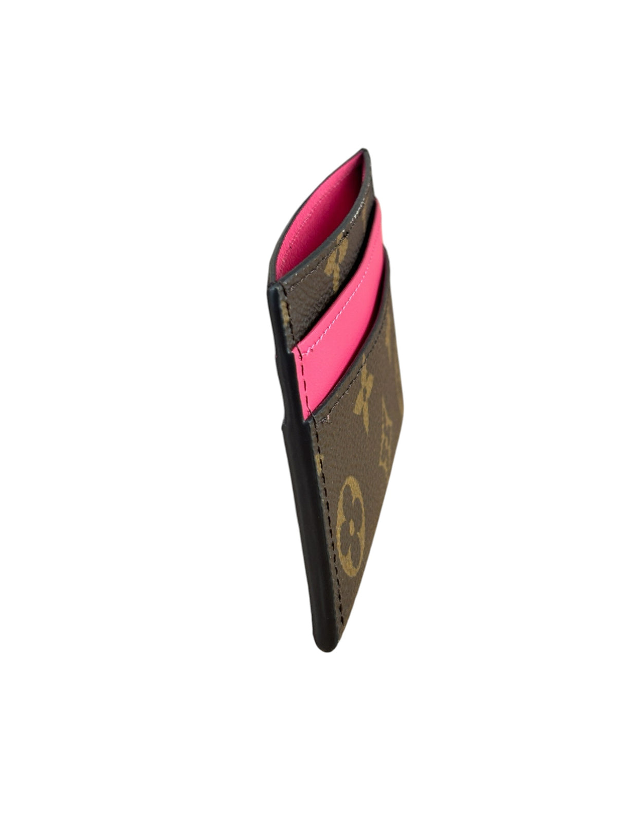 Louis Vuitton Brown/Pink Monogram Card Holder