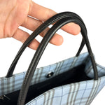 Burberry Blue London Tote Bag
