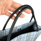 Burberry Blue London Tote Bag