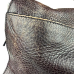 Prada Vintage Brown Leather Cervo Antik Messenger Bag