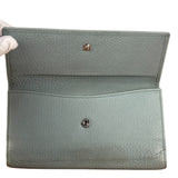Gucci Light Blue GG Embellished Leather Long Wallet