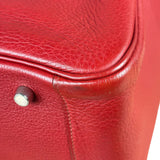 Hermes Rouge Clemence Leather Lindy 34