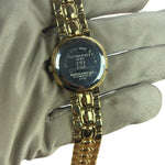 Givenchy White Round Dial Gold Plated