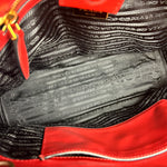 Prada Red Saffiano Leather 2Way Tote