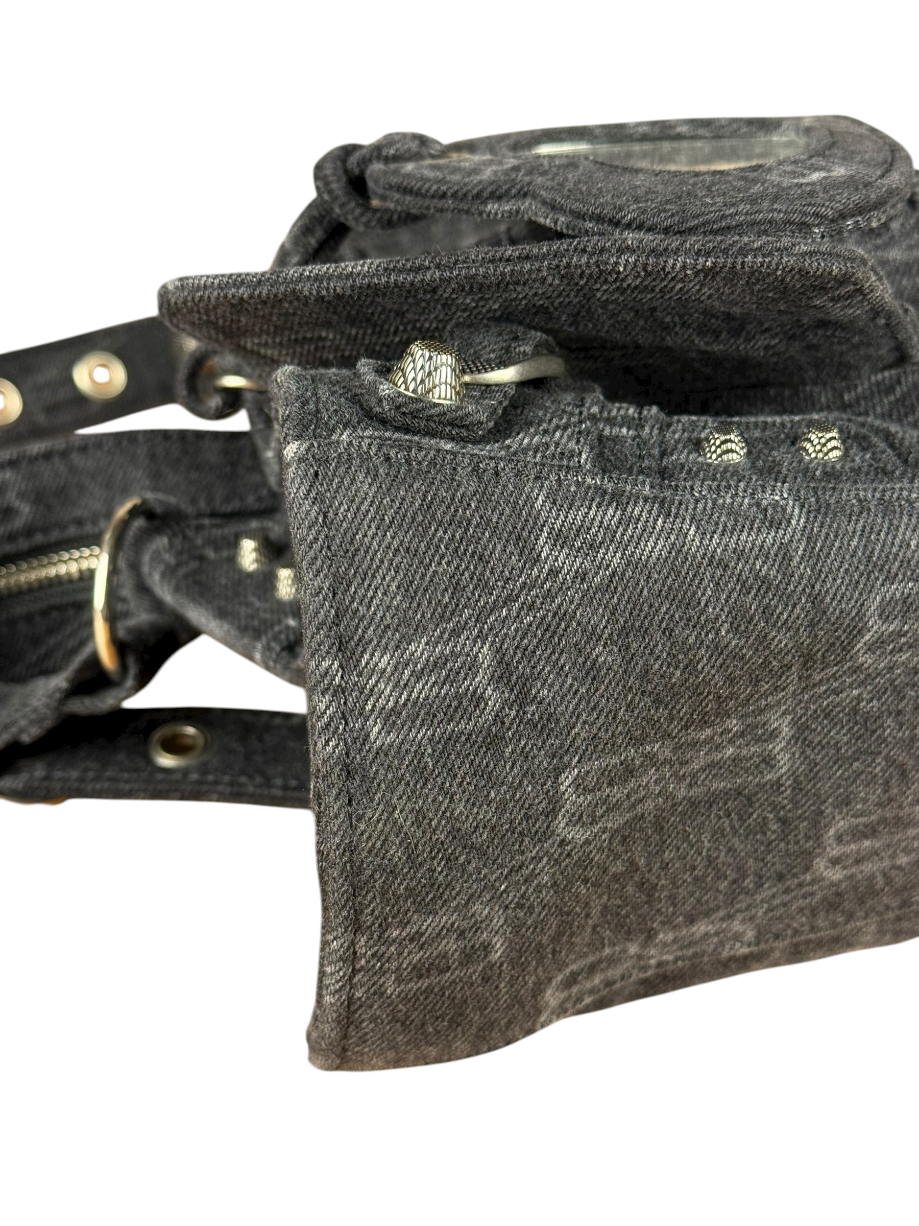 Balenciaga Neo Cagole City Bag Washed Denim