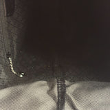 Gucci Black Nylon/Leather Trim Bamboo Top Handle Tote