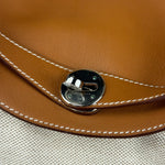 Hermes Toile Swift Canvas/Leather Lindy 30 Beige/Brown 2007