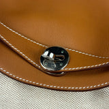 Hermes Toile Swift Canvas/Leather Lindy 30 Beige/Brown 2007