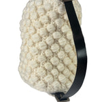 Fendi Vintage Leather Trim Knitted Wool Mamma Baguette