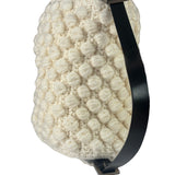 Fendi Vintage Leather Trim Knitted Wool Mamma Baguette