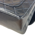 Chanel Vintage Navy Quilted Lambskin Flap Bag 1989