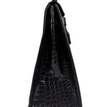 Hermes 1985 Black Crocodile Kelly 35