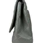 Chanel Grey Hue Caviar Quilted Jumbo Flap Bag 2010
