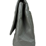 Chanel Grey Hue Caviar Quilted Jumbo Flap Bag 2010