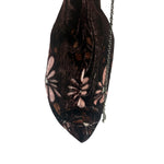 Miu Miu Multicolor Velvet/Leather Trim  Chain Crossbody Bag