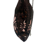 Miu Miu Multicolor Velvet/Leather Trim  Chain Crossbody Bag