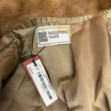 Vintage Light Brown Lined Mink Fur Coat
