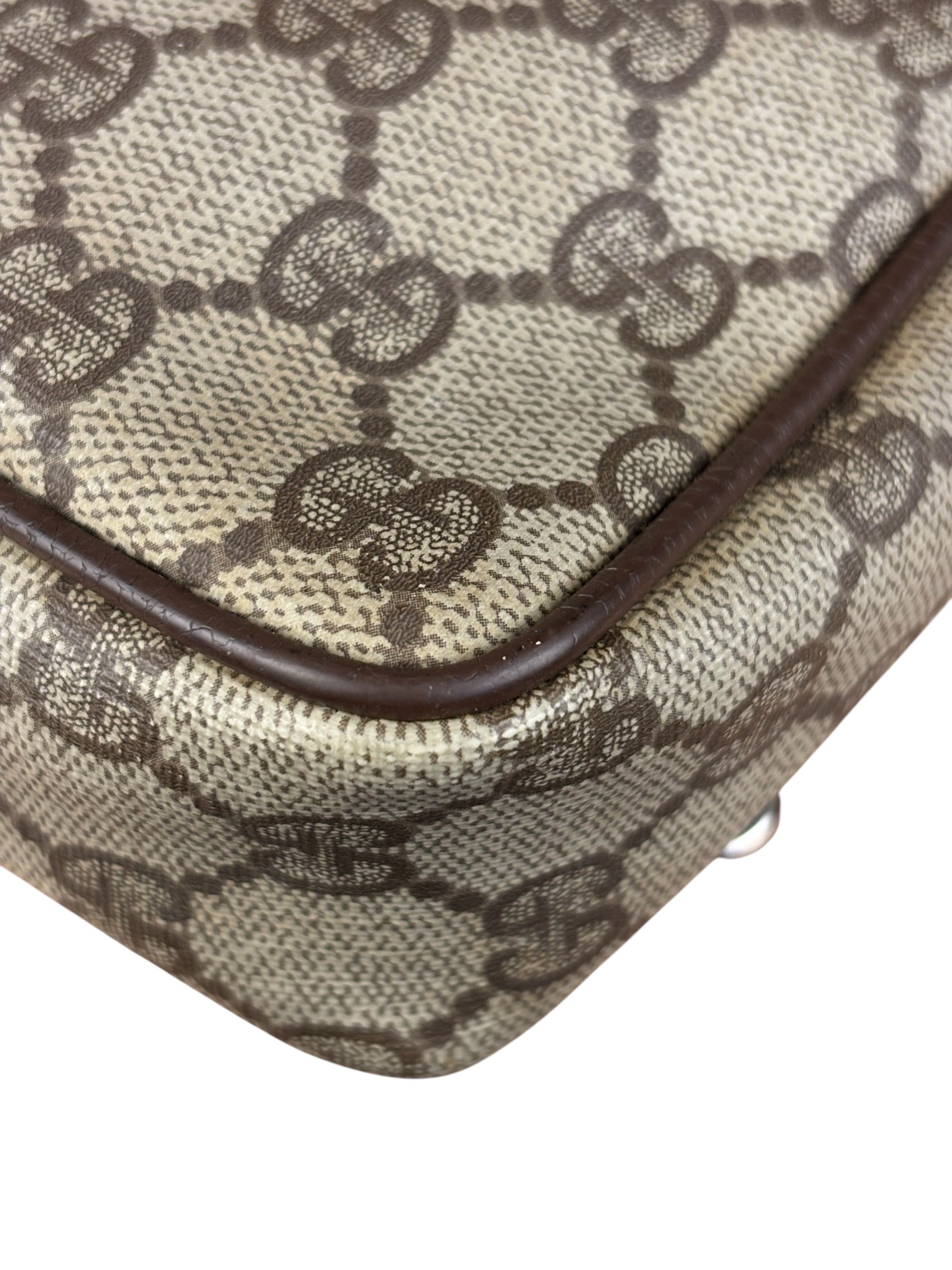 Gucci GG Vintage Coated Canvas Zip Pouch