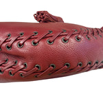 Christian Dior Red Leather Ethnic Hobo Bag