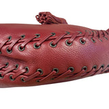 Christian Dior Red Leather Ethnic Hobo Bag