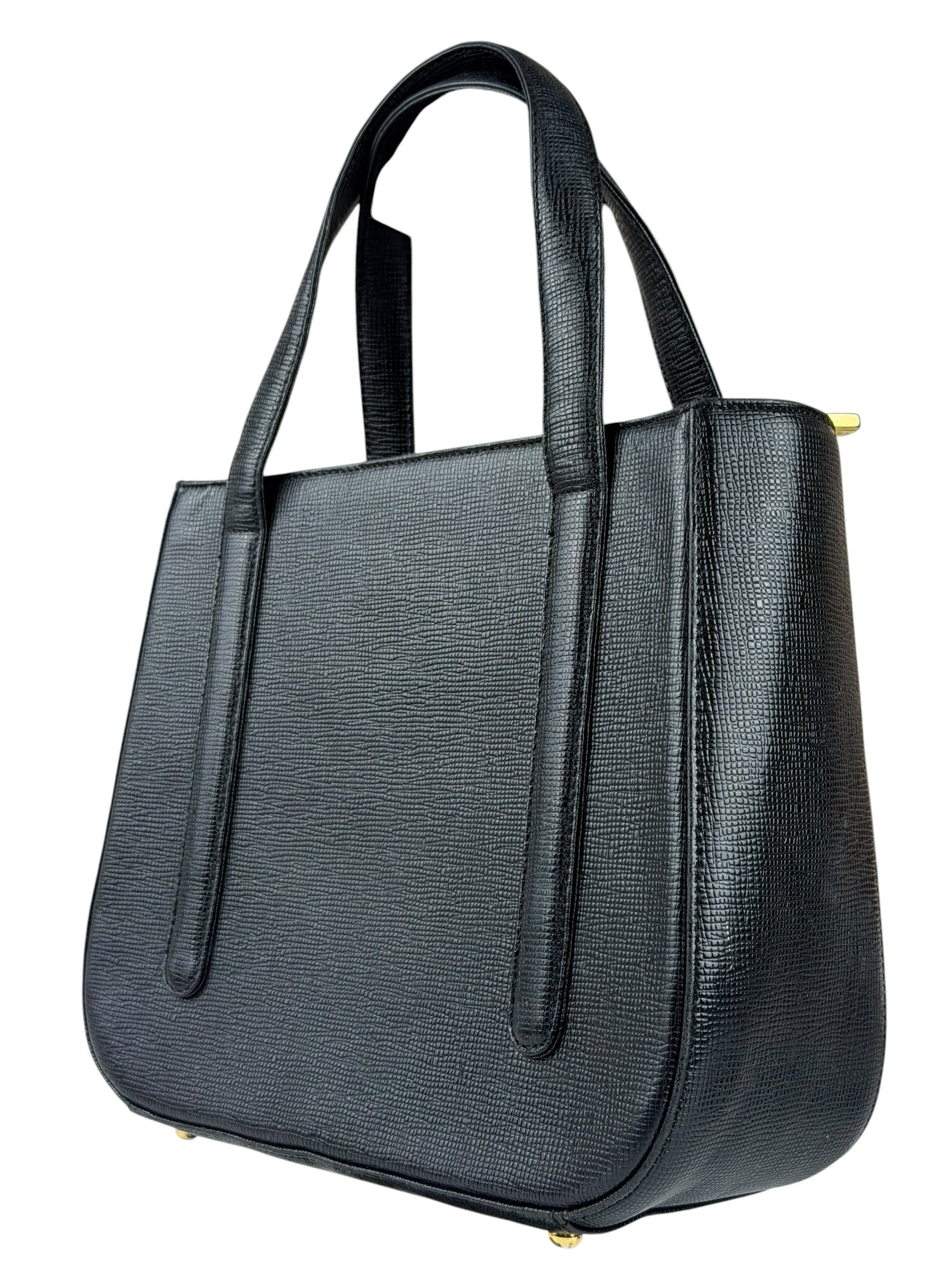 MCM Black Saffiano Leather Handbag