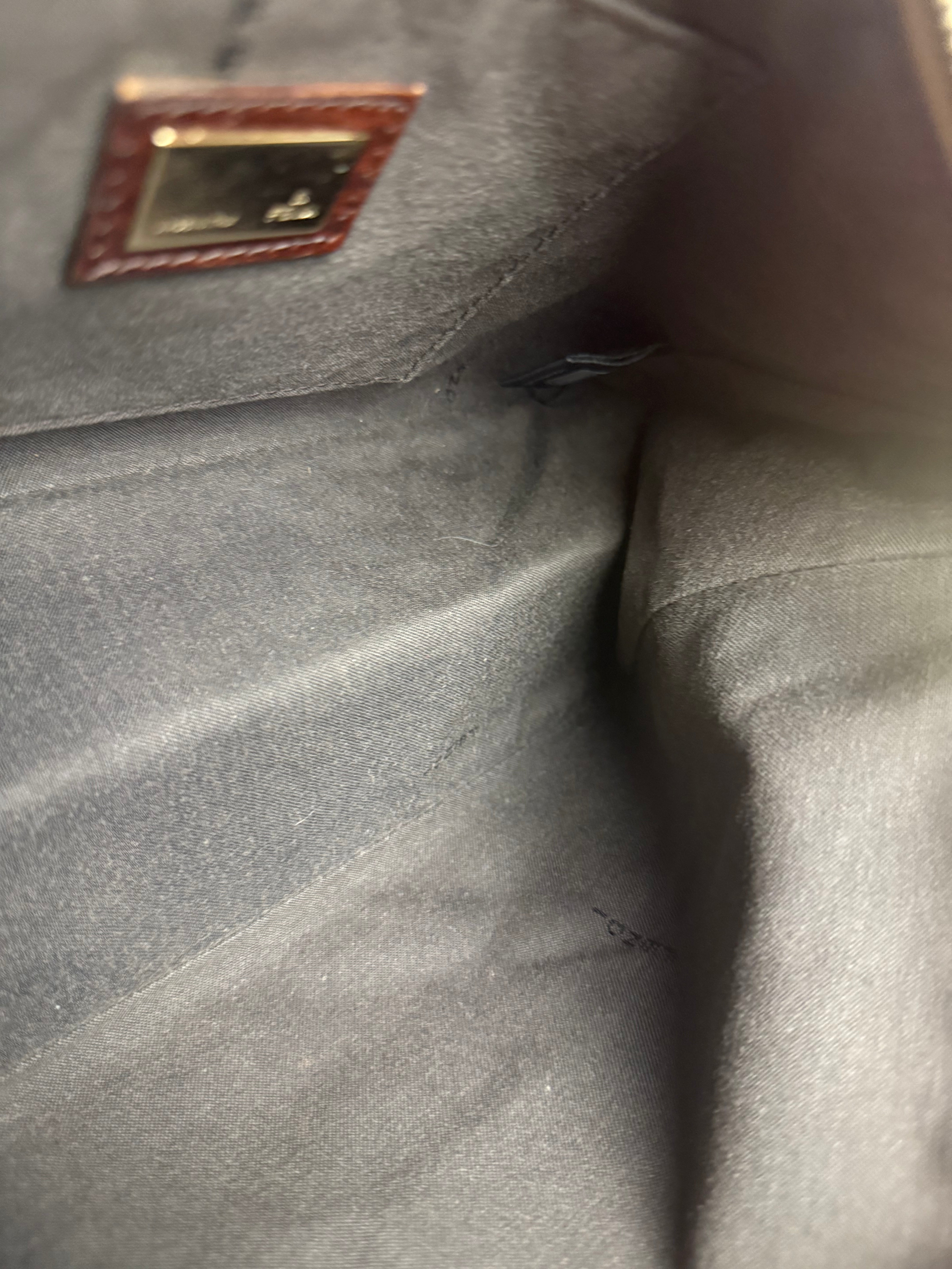 Fendi FF Vintage Monogram Pochette