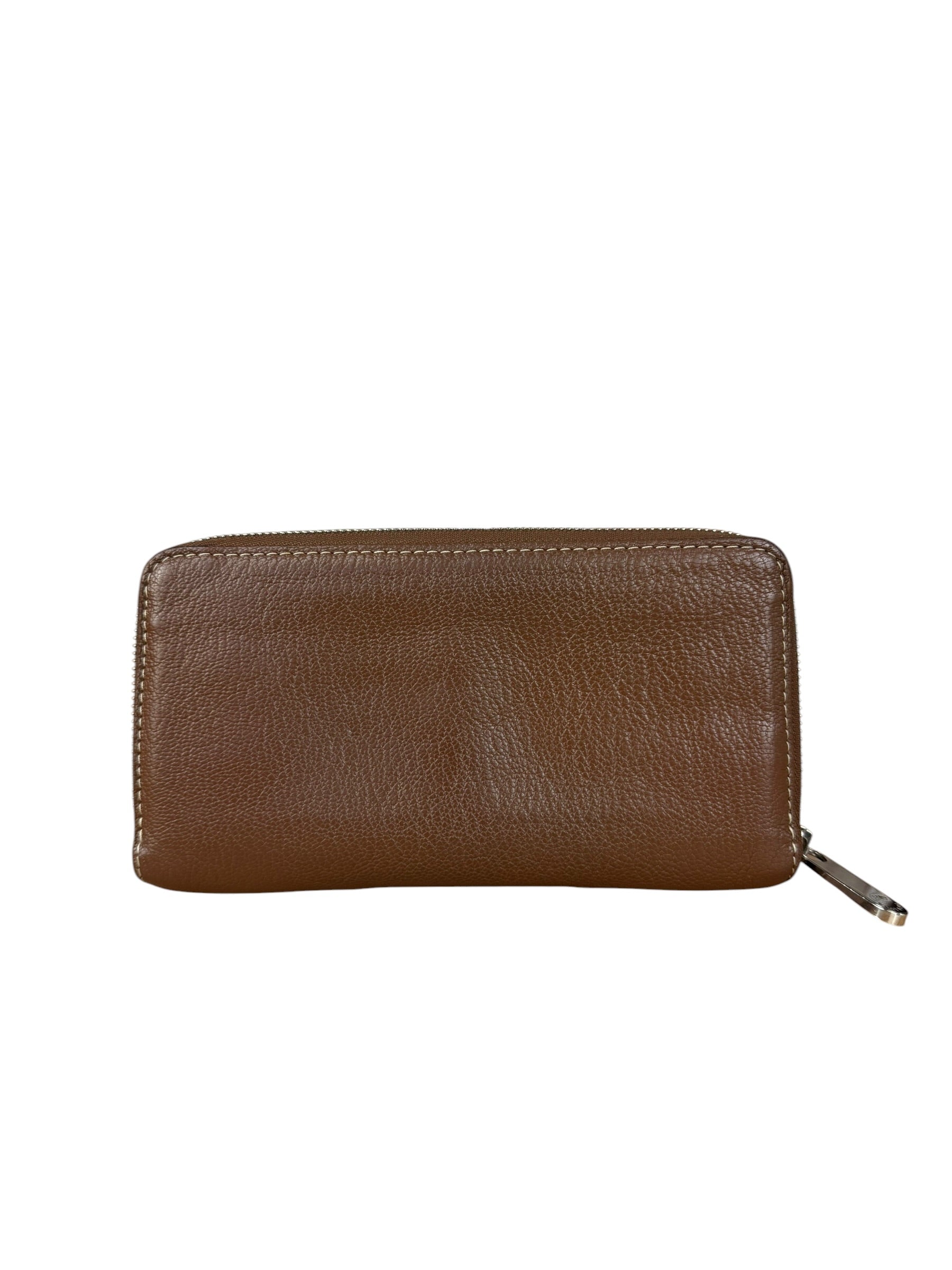 Louis Vuitton Brown Leather Suhali Zippy Wallet