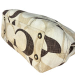 Coach Vintage Braided Strap Canvas Shoulder Bag