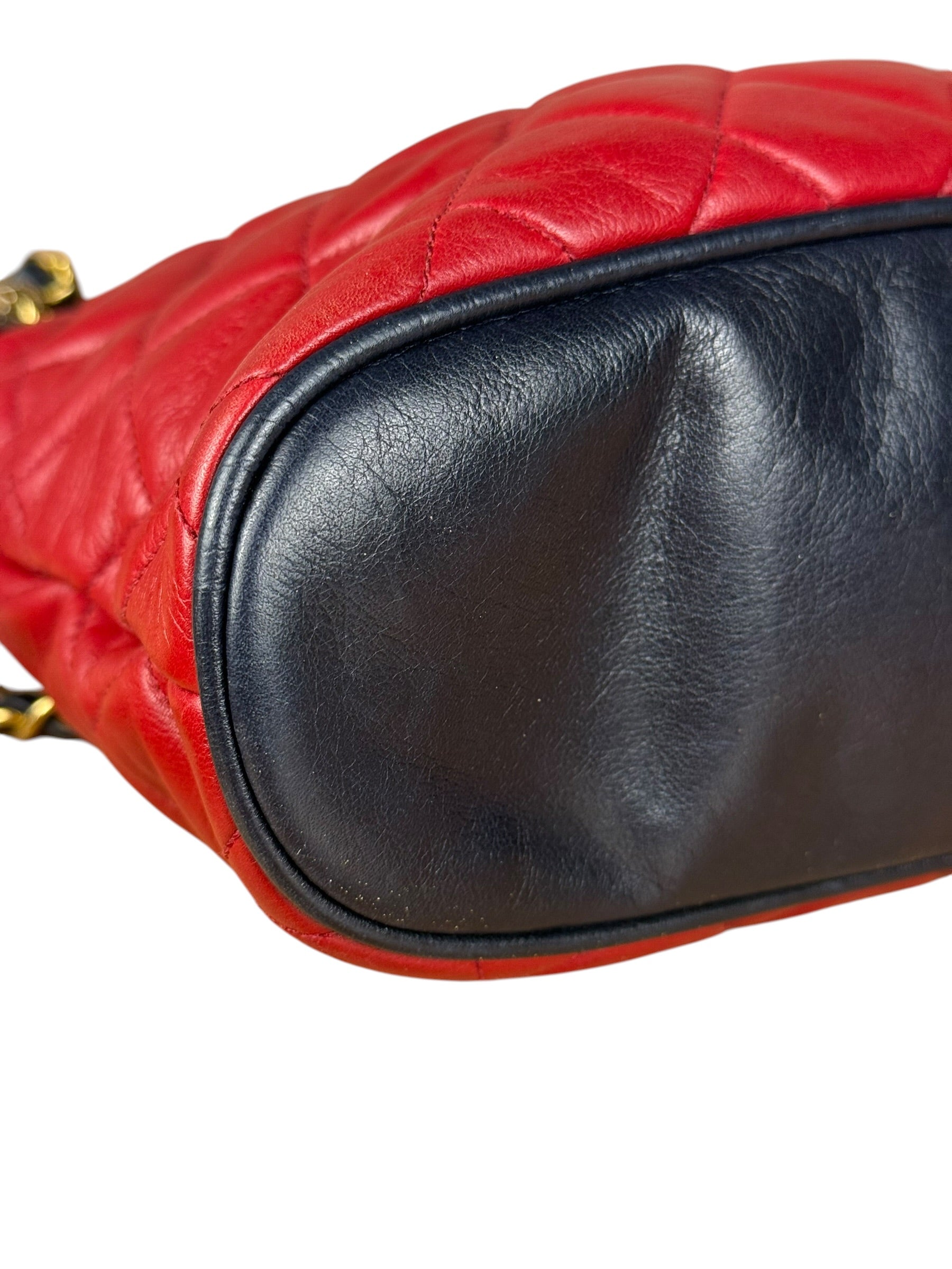 Chanel Vintage Two-Tone Mademoiselle Shoulder Bag 1990