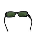 Chanel Grey/Green Rectangular 71687A Sunglasses