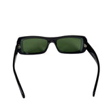 Chanel Grey/Green Rectangular 71687A Sunglasses