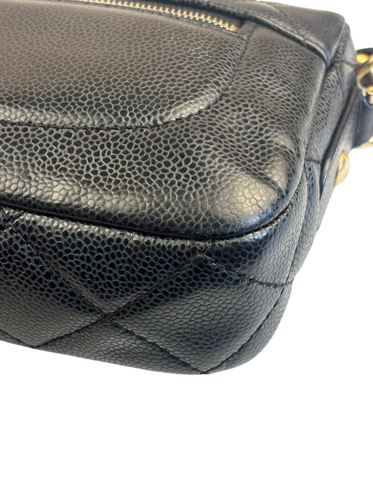 Chanel Black Caviar Quilted Leather Small Flap Bag 2021