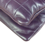 Chanel Purple Lambskin Ball Button Flap 2001
