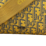 Christian Dior Yellow Oblique Canvas Lingot 22 Shoulder Bag