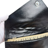 Yves Saint Laurent Black Quilted Leather Clutch