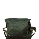 Bottega Veneta Green Nylon/Mesh Intrecciato Belt Bag