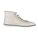 Prada Canvas Olka Dot High Top Point Sneakers