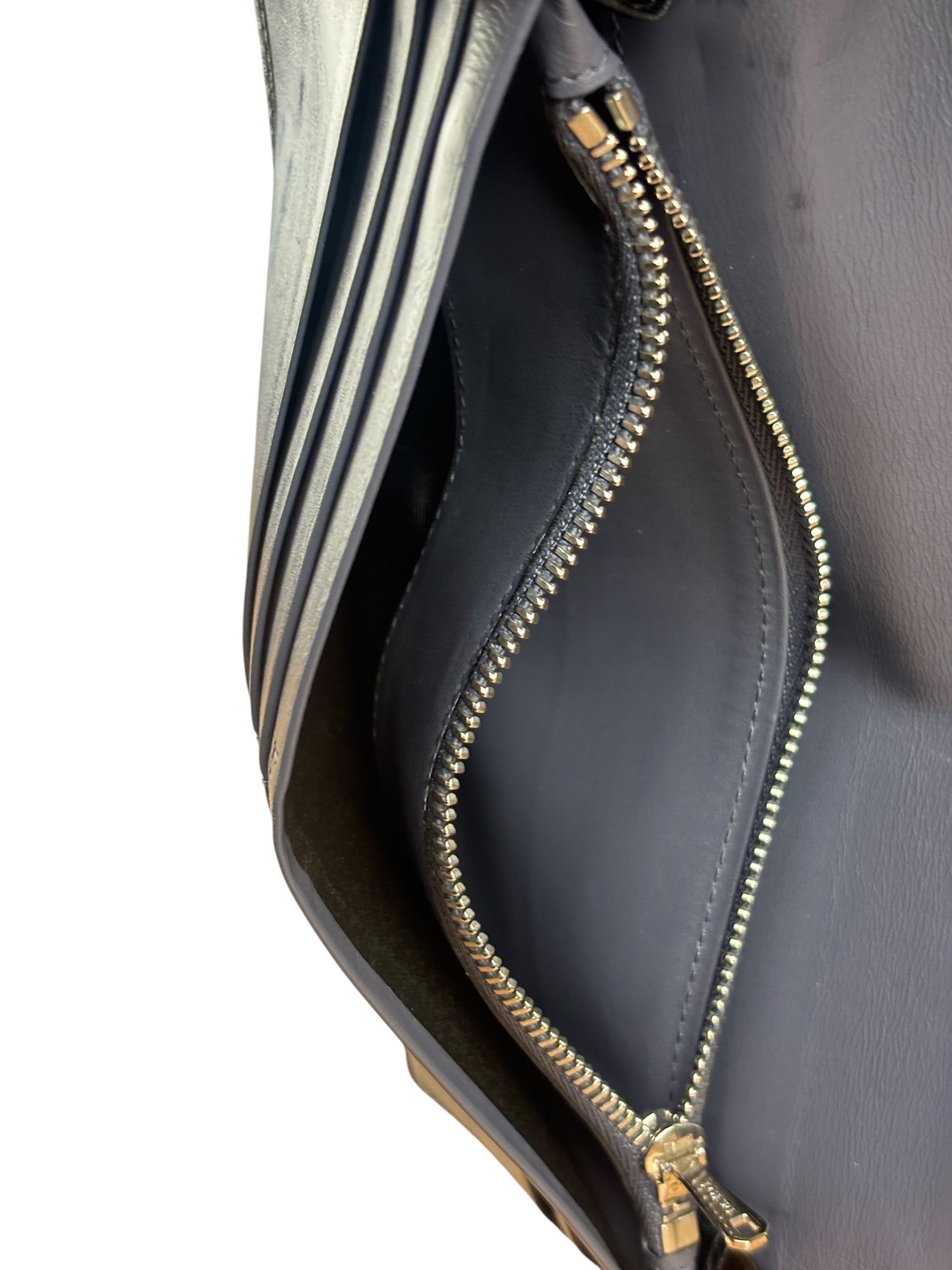 Loewe Bicolor Leather Puzzle Long Horizontal Bifold Wallet