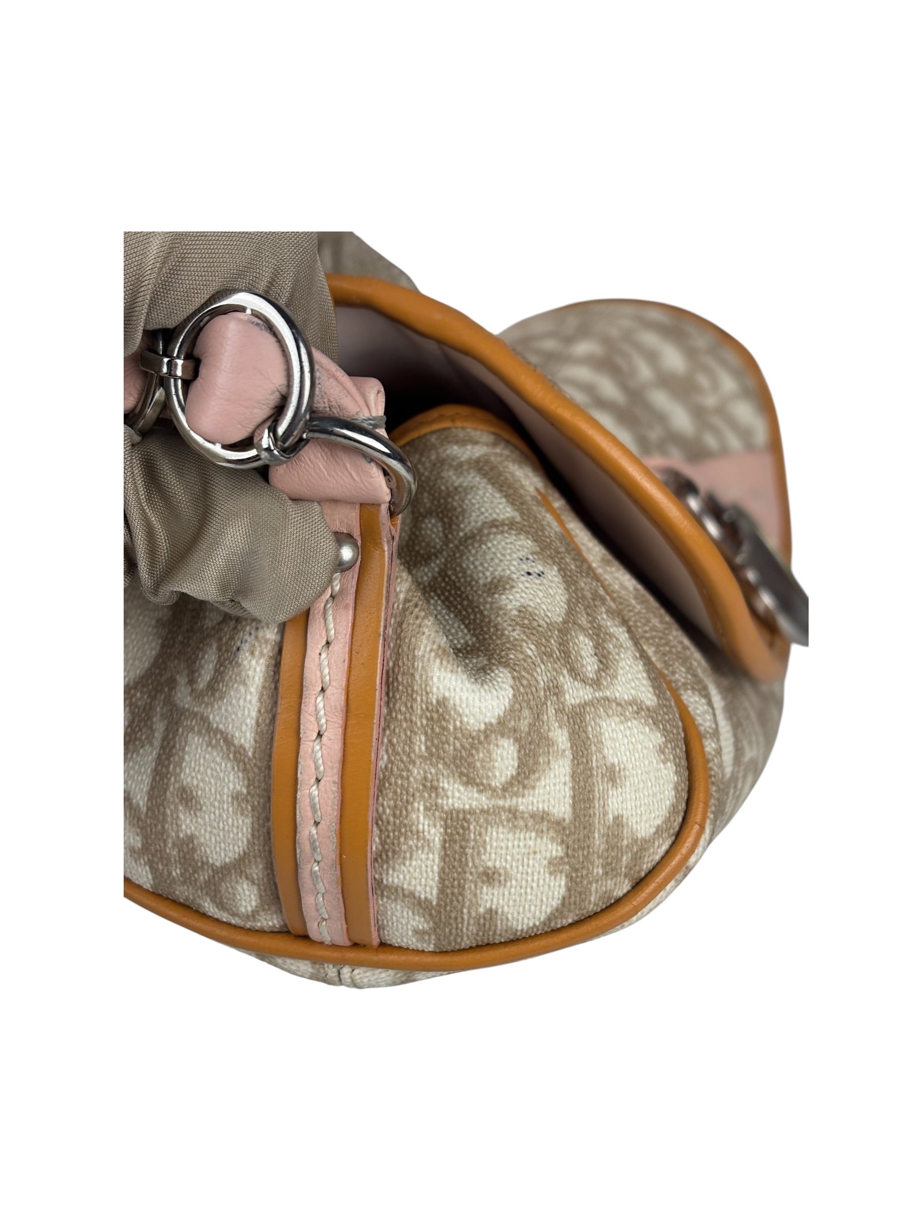 Christian Dior Leather Trotter Romantique Flap Shoulder Bag